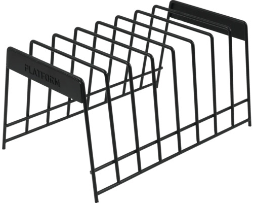 Badezimmerablage aus Metall mit mehreren Fächern