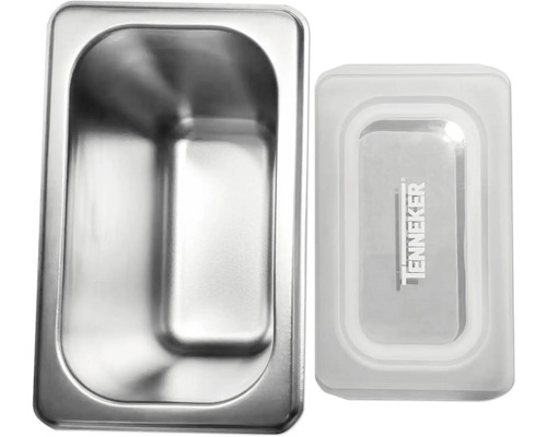 Edelstahlbehälter mit Deckel