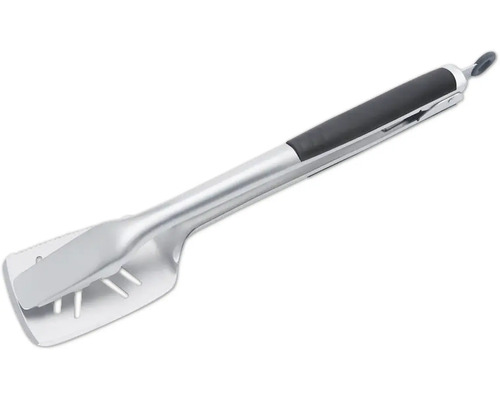 Grillzange aus Edelstahl mit geriffeltem Griff