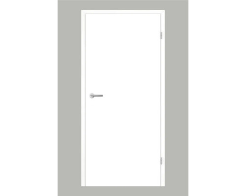 Pertura Zimmertür Yori CPL Design weiß (ähnlich RAL 9003) 86 x 198,5 cm Rechts ohne Schlüssellochbohrung Pertura Zimmertür Yori CPL Design weiß (ähnlich RAL 9003) 86 x 198,5 cm Rechts ohne Schlüssellochbohrung