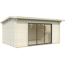 Gartenhaus Palmako Ines 13,7 m² Schiebetür Isolierglas inkl. Fußboden 524 x 379 cm tauchgrundiert