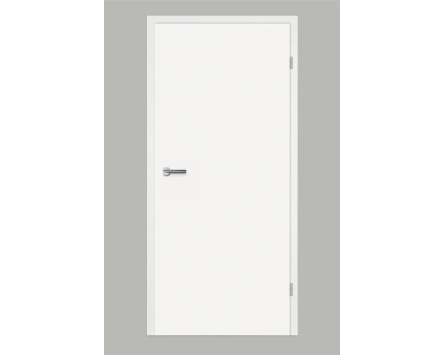 Pertura Zimmertür Yori CPL weiß (ähnlich RAL 9010) 73,5 x 198,5 cm Rechts ohne Schlüssellochbohrung