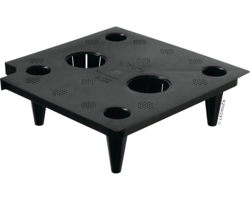 Trennboden Lechuza für Cubico 50/ Cube 50 Kunststoff schwarz Lechuza Bewässerungseinsatz Cube Pflanzeinsatz für den Garten