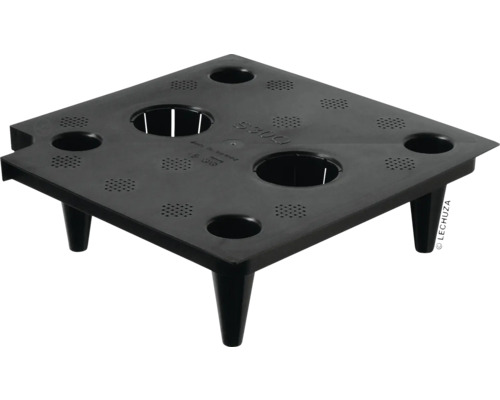 Trennboden Lechuza für Canto 40 high/low Kunststoff schwarz Lechuza CLASSICO 500 Pflanzeinsatz mit Bewässerungssystem
