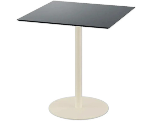 Terrassentisch Urban eckig Edelstahl, HPL 70×70×73,2 cm sand