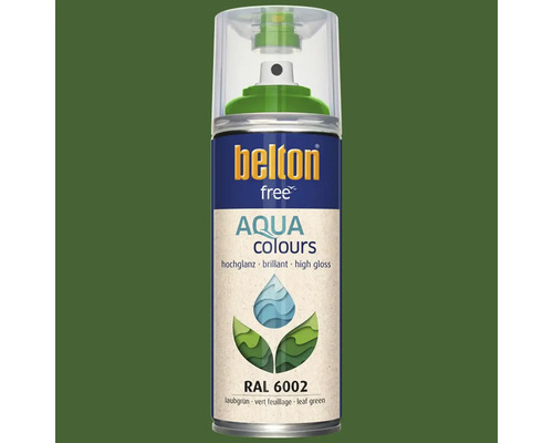 Belton Free Aqua Colours Lack Spraydose Laubgrün RAL 6002