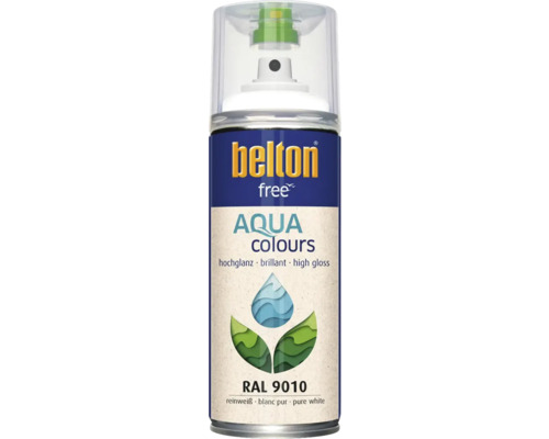 Belton Free Aqua Colours Sprühlack reinweiss RAL 9010