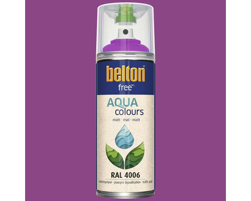 Belton Free Aqua Colours Lackspraydose RAL 4006