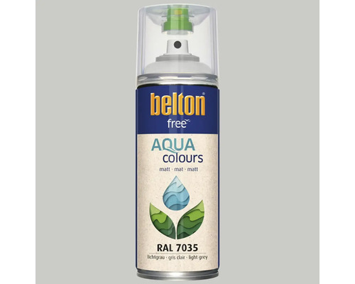 Belton Aqua Farbspraydose lichtgrau RAL 7035