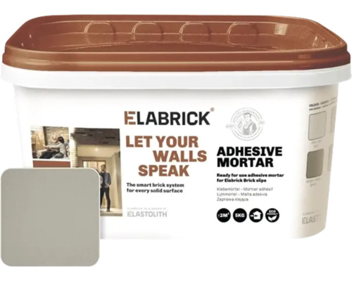 Elabrick Klebemörtel hellgrau 5 kg Elabrick Klebemörtel hellgrau 5 kg