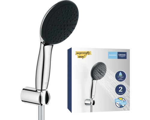 Grohe Handbrause mit zwei Strahlarten und Verpackung