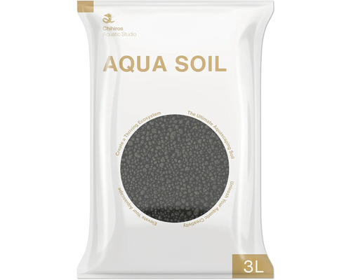Aquarium Bodengrund Chihiros Aqua Soil ca. 1 - 5 mm, ca. 3 l, schwarz