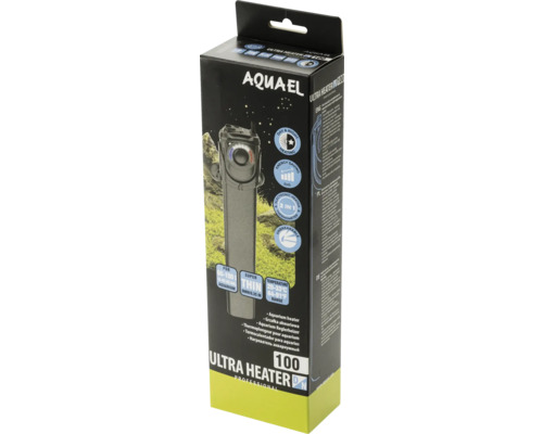 Verpackung des Aquael Ultra Heater 100 Watt Aquariumheizers