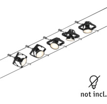 Fünfstrahlige Seilbeleuchtung mit Spots