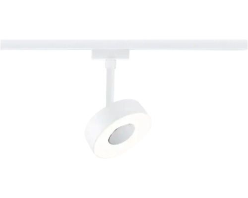 Paulmann URail Schienenspot 3-step dimmbar 5W 180 lm 3000 K Circle signalweiß Weiße LED-Deckenschiene mit rundem Strahler