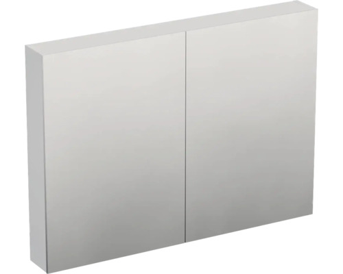 Spiegelschrank Jungborn TRENTA 100 x 14,4 x 72 cm weiß zu B073 matt 3-türig IP 44