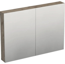 Jungborn Spiegelschrank TRENTA 100 x 14,4 x 72 cm eiche Wellington 3-türig IP 44