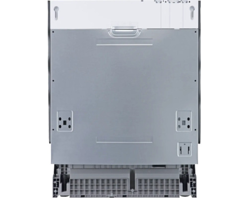 Rückansicht eines Geschirrspülers zur Darstellung der Installation