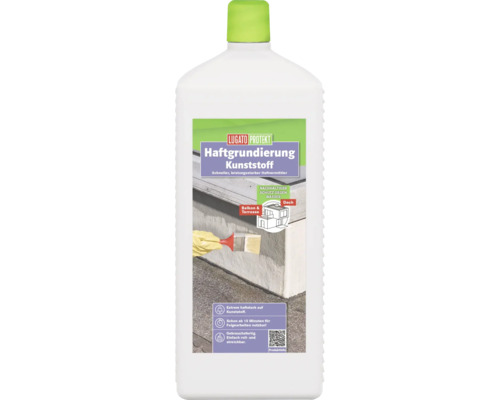 Lugato Protekt Haftgrundierung für Kunststoffbassierte Untergründe 1 l Kunststoff Haftgrundierung in einer Flasche