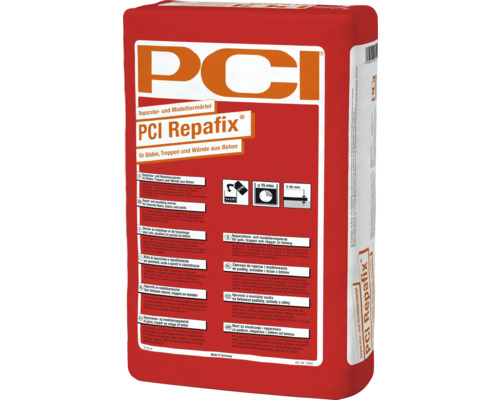 PCI Repafix® Reparatur- und Modelliermörtel für Böden, Treppen und Wände aus Beton 25 kg