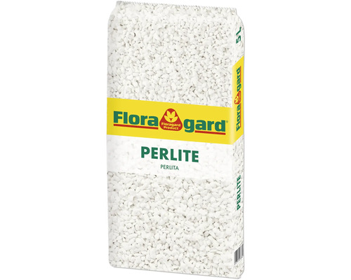 Bodenhilfsstoff Floragard Perlite, poröses Vulkan-Gestein zur Untermischung mit anderen Substraten, unterstützt Drainageverhalten, Luftkapazität, Wurzelbildung, 5 l