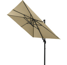 Rechteckiger Sonnenschirm für den Außenbereich