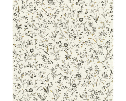 Vliestapete 869408 Symphony Wiesenblumen creme Tapete mit Blumenmuster