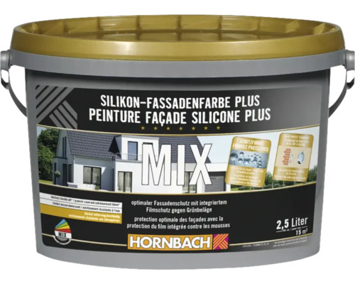 HORNBACH Silikon Fassadenfarbe Plus im Wunschfarbton mischen lassen-0