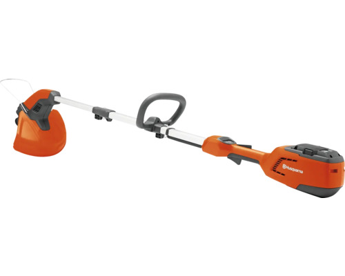 Husqvarna Akku-Rasentrimmer mit Schutzvorrichtung und Griff