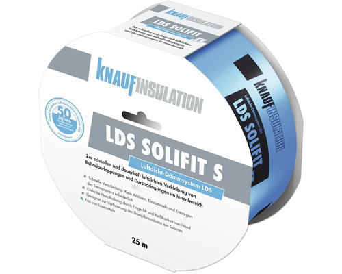 Knauf Insulation Spezialfolienklebeband LDS Solifit S für innen 25 m x 60 mm