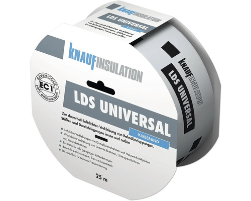 Knauf Insulation Universalklebeband LDS Universal für innen und aussen 25 m x 60 mm
