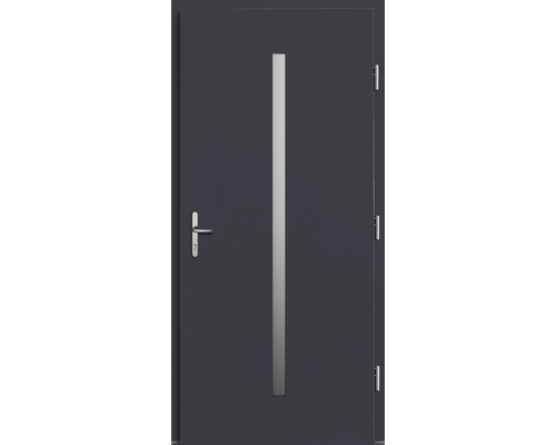 Haustür mit Glaseinsatz in einer vertikalen Anordnung