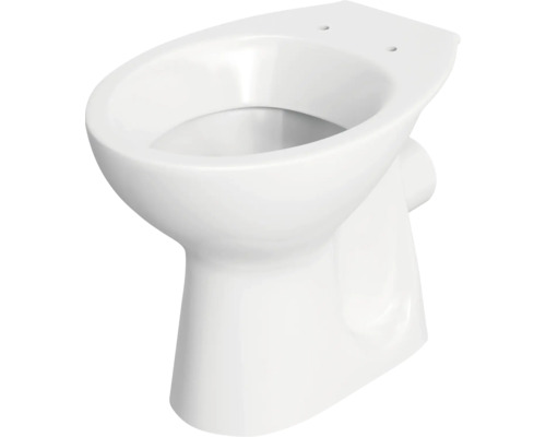 Stand-WC Cersanit President Tiefspüler mit Spülrand weiß glänzend ohne WC-Sitz CCLZ1000045585