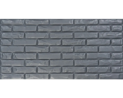 Wandpaneel XPS Stone Dark Grey Großpack 20 Stk. 100 x 50 cm Graue Backsteinoptik Wandverkleidung
