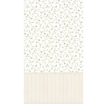 Fototapete Vlies 39805-1 Sockelleiste Blüten beige 3-tlg. 159 x 280 cm