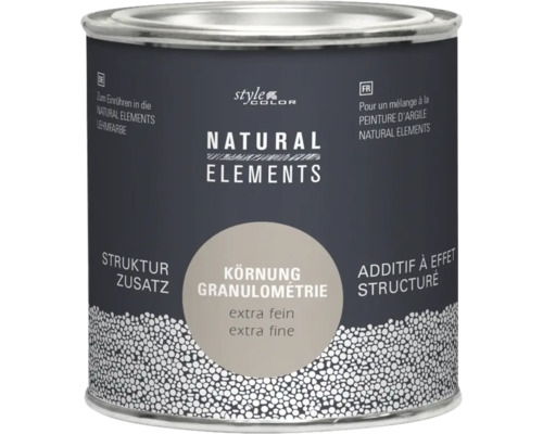 StyleColor NATURAL ELEMENTS Strukturzusatz Körnung extra fein 231 g Dose mit Strukturzusatz extra fein für Lehmfarbe Natural Elements