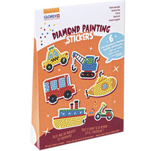 Glorex Diamond Painting Sticker Set mit Fahrzeugmotiven