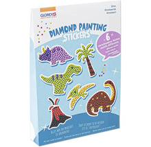 Diamond Painting Stickers Dino 6-tlg.