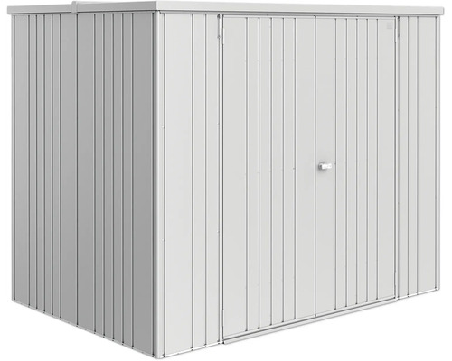Geräteschrank Biohort Gr. 230 large 223,1 x 151,1 cm silber-metallic Metall Gerätehaus mit Doppeltür