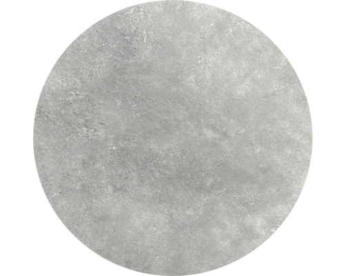 Tischplatte Moonstone HPL Ø 70 cm rund grau