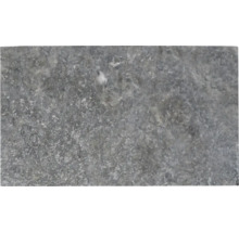 Graue Natursteinfliese mit rauer Oberfläche