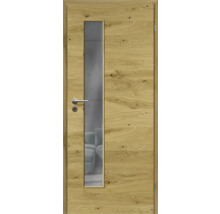 ZT Eiche Rustic Furnier Quer 73,5x198,5 DIN Rechts MODERN 07 Glas Graphit