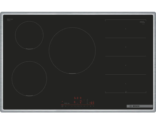 Induktionskochfeld mit Rahmen Bosch 80,2 x 51,3 cm 4 Kochzonen PXV845HC1E