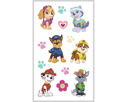 Aufkleber mit Abbildungen der Paw Patrol Charaktere