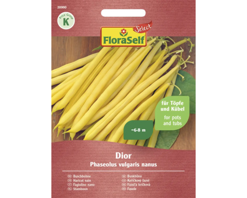 Buschbohnen Dior FloraSelf Select samenfestes Saatgut Gemüsesamen