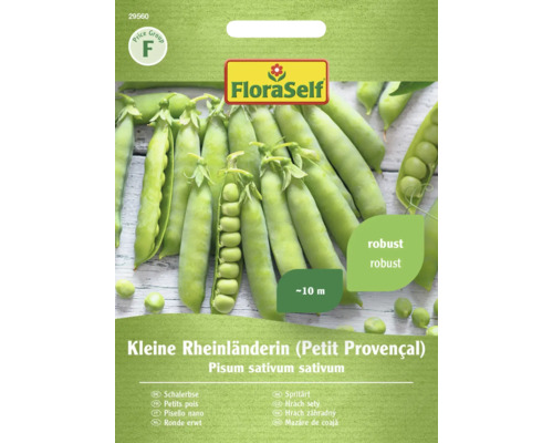 Schalerbse Kleine Rheinländerin FloraSelf samenfestes Saatgut Gemüsesamen