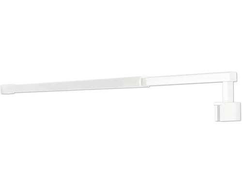 Stabilisationsbügel form&style MODENA eckig 730 - 1200 mm ausziehbar weiß matt