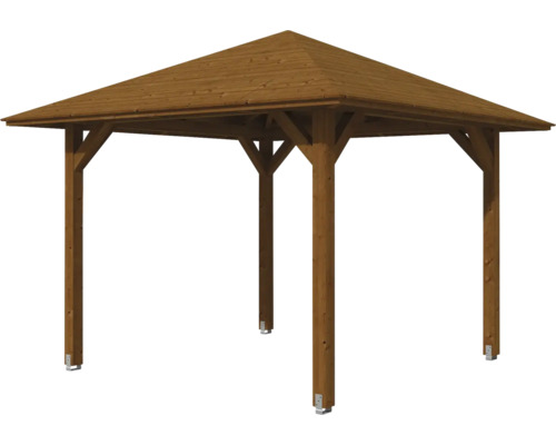 Holz Pavillon mit quadratischem Dach für den Garten