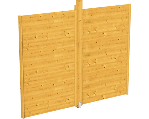 Seitenwand SKAN HOLZ Toulouse 270 x 209 cm Eiche hell