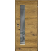 ZT Eiche Bronze Furnier Quer 86x198,5 DIN Rechts MODERN 07 Glas Graphit